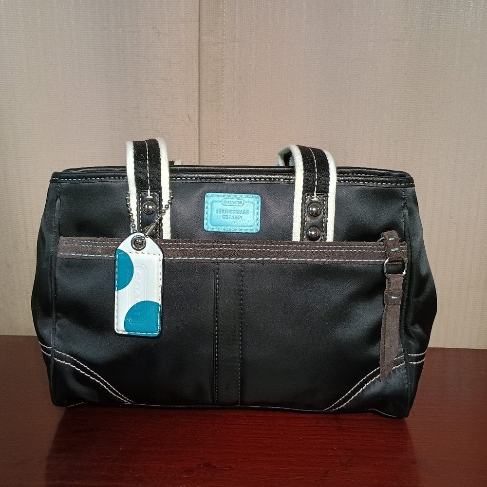 Coach Hampton Sateen Satchel